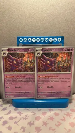 2 x Haunter Play Set - 093/165 Scarlet & Violet 151 Reverse Holo Pokemon Card NM - Image 1