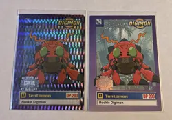 Digimon #11 - TENTOMON - 2000 Upper Deck Trading Card #14 of 34 HOLO And Regular - Image 1
