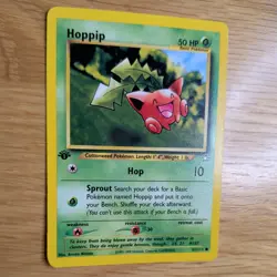 1ST EDITION HOPPIP 61/111 POKEMON CARD (NEO GENESIS SET) - Image 3