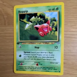 1ST EDITION HOPPIP 61/111 POKEMON CARD (NEO GENESIS SET) - Image 4