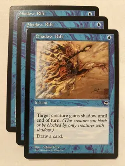 3x MTG Shadow Rift Tempest Regular Common LP - Image 1
