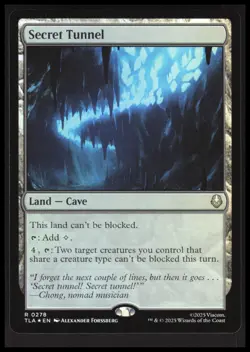 Secret Tunnel R Avatar: The Last Airbender Foil NM - Image 1