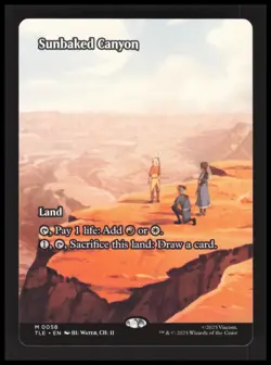 Sunbaked Canyon (Borderless) M Avatar: The Last Airbender: Foil NM - Image 1