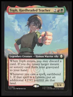 Toph, Hardheaded Teacher (Extended Art) R Avatar: Foil NM - Image 1