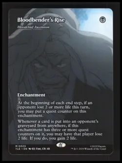 Bloodbender's Rise - Bloodchief Ascension (Borderless) M Avatar: Foil NM - Image 1