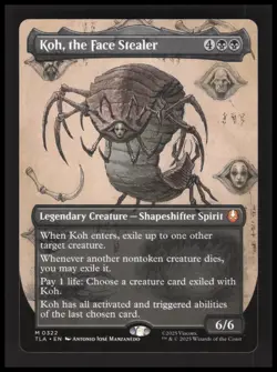 Koh, the Face Stealer (Borderless) M Avatar: The Last Airbender Foil NM - Image 1