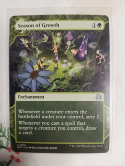 Season Of Growth Magic The Gathering Wilds Of Eldraine Enchanting Tales 61 MTG - Image 1
