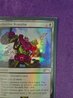 Collective Brutality (Secret Lair) FOIL NM Rare MTG Transformers - Image 2