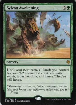 MTG Sylvan Awakening (183) | LP | Dominaria {DOM} - Image 1