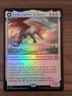 1x Eirdu, Carrier of Dawn Isilu, Carrier of Twilight - Foil, English - Image 1