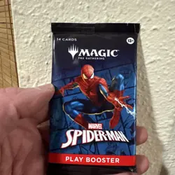 Magic: The Gathering (MTG) Marvel Spiderman Play Booster Pack Sealed - Image 1
