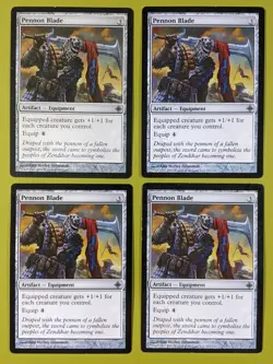 Pennon Blade x4 Rise of the Eldrazi 4x Playset Magic the Gathering MTG - Image 1