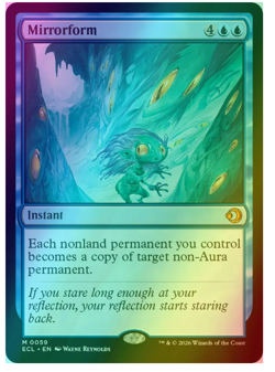 Mirrorform - Foil Lorwyn Eclipsed MTG - Image 1
