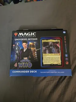 Magic The Gathering Universes Beyond: Doctor Who Masters Of Evil Commander Deck - Image 1
