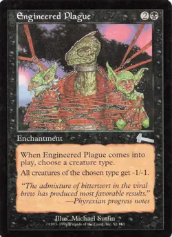 MTG - Engineered Plague - Urza's Legacy - Image 1