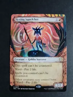 Hexing Squelcher (Showcase) Rare MTG Lorwyn Eclipsed - Image 1