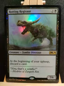 Rotting Regisaur FOIL - Magic 2020 (M20) - Rare - NM to LP (see pics) MTG - Image 1