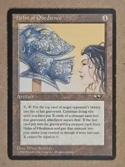 Helm of Obedience - Alliances - Lightly Played | MTG - Image 1