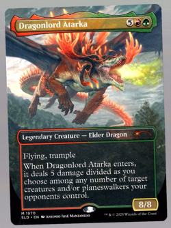 Dragonlord Atarka 1970 Borderless Non Foil Secret Lair MTG Near Mint - Image 1