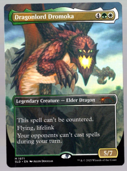 Dragonlord Dromoka 1971 Borderless Non Foil Secret Lair MTG Near Mint - Image 1