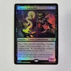 Warren Soultrader Foil Modern Horizons 3 MH3 MTG Sacrifice Zombie Goblin Wizard - Image 1