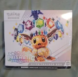 Pokemon Prismatic Evolutions Elite Trainer Box New Sealed(Small tear see photos) - Image 1