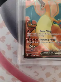 Pokemon Scarlet And Violet 151 Charizard EX Ultra Rare Full Art #183 PSA 9 - Image 4