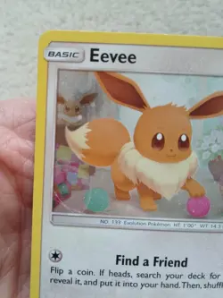 Eevee SM184 Promo - Sun & Moon - Mizue Holo - LP Lightly Played - Pokemon TCG - Image 3