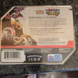 Pokemon TCG Scarlet Violet Paldean Fates Tin Shiny Charizard ex New Sealed Rare - Image 3