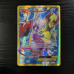 Pokemon TCG Mewtwo EX 163/162 Secret Rare XY BREAKthrough NM - Image 1