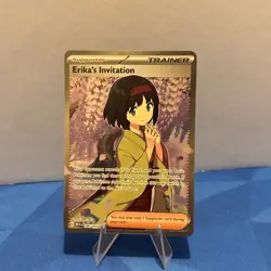 Pokemon TCG Erika's Invitation 151 Ultra Rare Full Art Holo Trainer 196/165 - Image 1