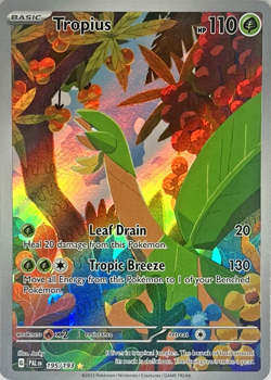 Pokemon Paldea Evolved Sv02: Tropius (Illustration Rare) #195/193 - Near Mint+ - Image 1
