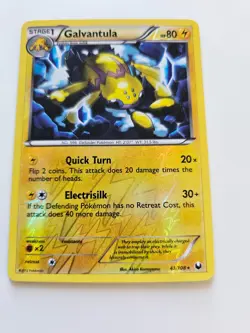 Pokemon Galvantula Reverse Holo Dark Explorers 43/108 NM - Image 1