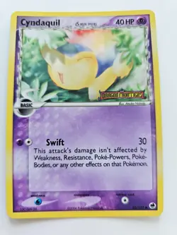 Pokemon Cyndaquil Delta Species Reverse Holo Dragon Frontiers 45/101 NM - Image 1