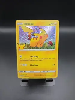 Pikachu Pokemon TCG 25th Anniversary SWSH039 Holo Promo - Image 1