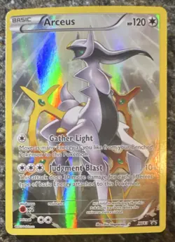 Pokemon TCG Arceus XY83 XY Basic Promo Holo Rare 120HP Judgement Blast [C][C][C] - Image 1