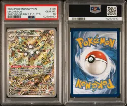 Magneton Pokemon Center Stamped Surging Sparks Promo #159 PSA 10 - Image 3