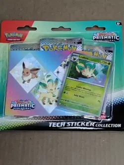 Pokemon Scarlet and Violet Prismatic Evolutions Tech Sticker Lot of 2 - Image 4