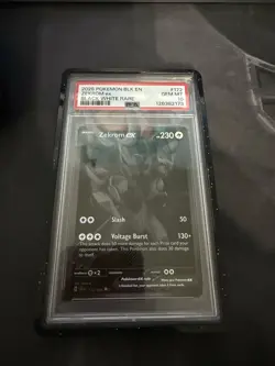 Pokemon 2025 Zekrom ex 172/086 Black White Rare Black Bolt GEM MINT PSA 10 - Image 1