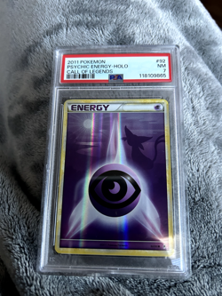 2011 Pokemon Pyschic Energy 92/95 Holo Call Of Legends PSA 7 Pop 39 - Image 1