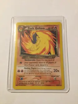 Pokemon Neo Destiny 1st Edition Dark Quilava 39/105 Uncommon - Image 1