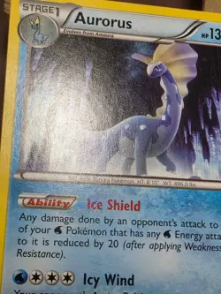 HP Pokemon 2014 XY Furious Fists Aurorus #26/111 Regular - Image 5