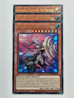 Yu Gi Oh - 3x CH01-EN015 Dogmatika Fleurdelis, the Knighted - Ultra Rare - Image 1
