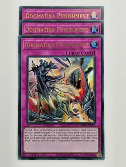 Yu Gi Oh - 3x CH01-EN039 Dogmatika Punishment - Ultra Rare - Image 1