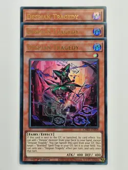 Yu Gi Oh - 3x CH01-EN009 Despian Tragedy - Ultra Rare - Image 1
