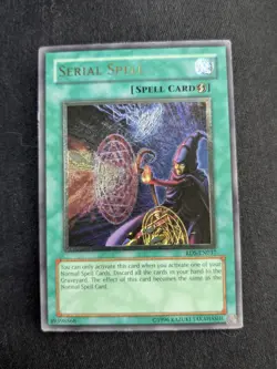 YU-GI-OH SERIAL SPELL ULTIMATE RARE RDS UNLIMITED LP - Image 1