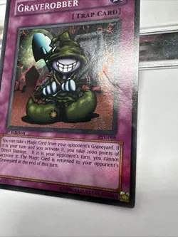 Yugioh! TCG Graverobber Pharaoh's Servant PSV-008 1st Edition Super Rare - Image 2