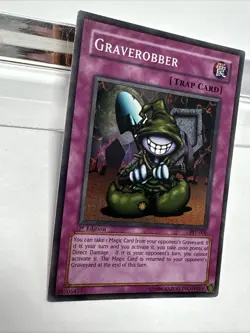 Yugioh! TCG Graverobber Pharaoh's Servant PSV-008 1st Edition Super Rare - Image 4