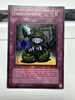 Yugioh! TCG Graverobber Pharaoh's Servant PSV-008 1st Edition Super Rare - Image 5