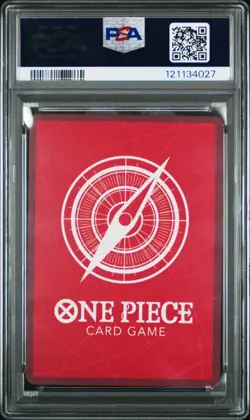 Jinbe Alternate Art One Piece Op11-A Fist Of Divine Speed 021 NM PSA 7 - Image 2